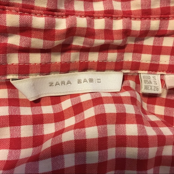 Zara plaided blouse - Picture 3 of 3